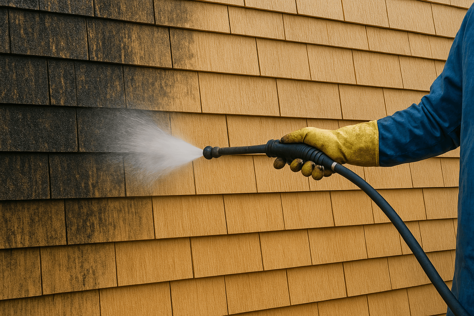 Cedar Shake Soft Washing