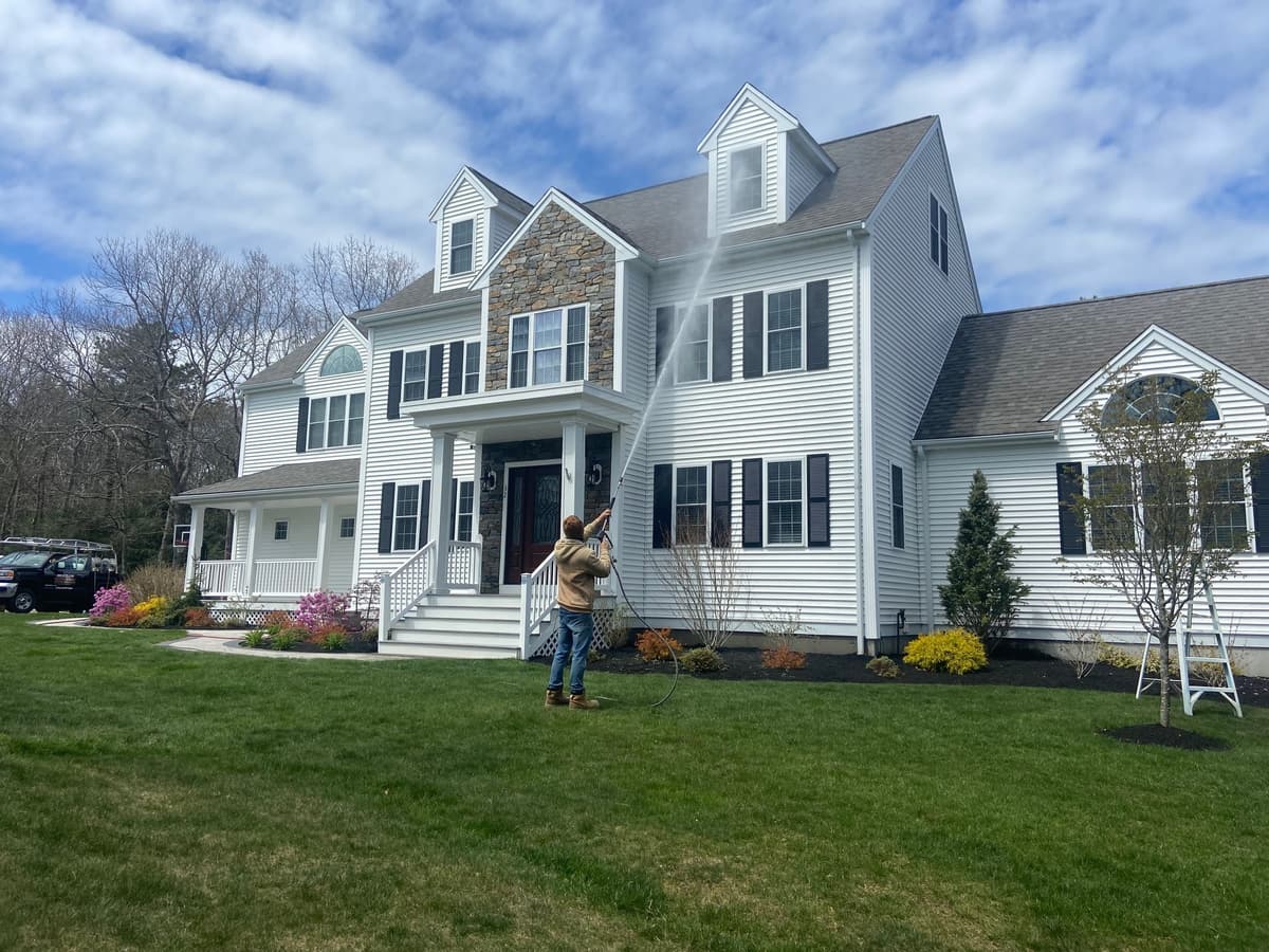 Pressure Washing House 1