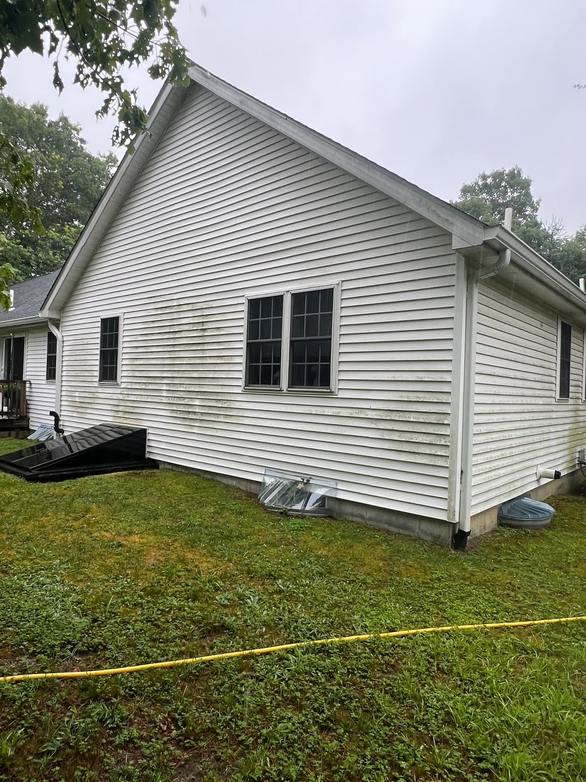 Before shot of House Washing